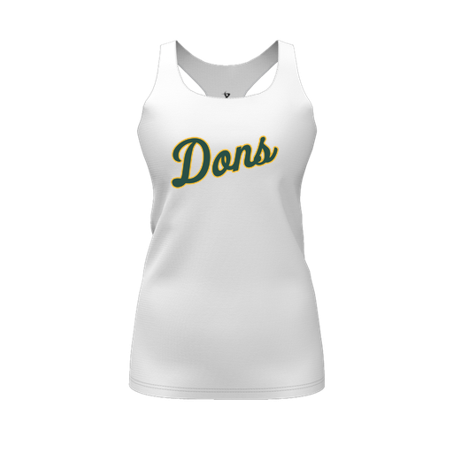 [FT0TRBWH-FYS-LOGO2] Decker Racerback Tank Top (Female Youth S, White, Logo 2)