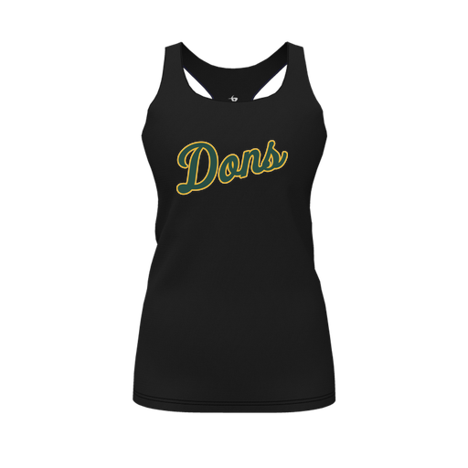 [FT0TRBBK-FYS-LOGO2] Decker Racerback Tank Top (Female Youth S, Black, Logo 2)
