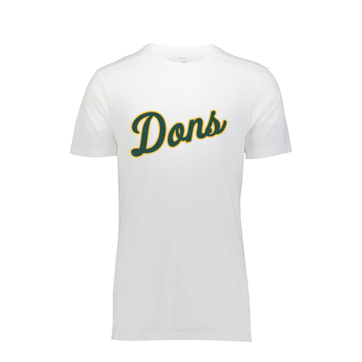 [FTSCUBWH-AS-LOGO2] Decker Men's Tri-Blend T-Shirt - Short Sleeve (Adult S, White, Logo 2)