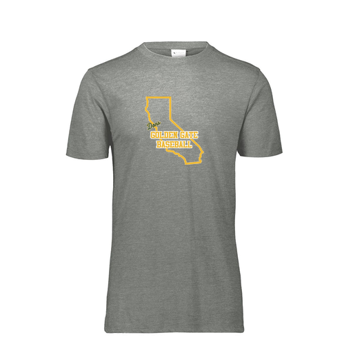 [FTSCUBGY-AS-LOGO1] Decker Men's Tri-Blend T-Shirt - Short Sleeve (Adult S, Gray, Logo 1)