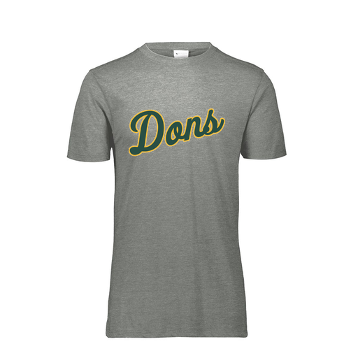 [FTSCUBGY-AS-LOGO2] Decker Men's Tri-Blend T-Shirt - Short Sleeve (Adult S, Gray, Logo 2)