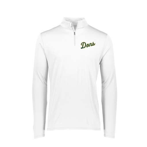 [FTLQFLWH-FAXS-LOGO2] Decker Women's Flex-Lite 1/4 Zip Shirt (Female Adult XS, White, Logo 2)