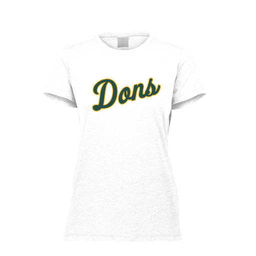 [FTSCUBWH-FAXS-LOGO2] Decker Women's Tri-Blend T-Shirt - Short Sleeve (Female Adult XS, White, Logo 2)