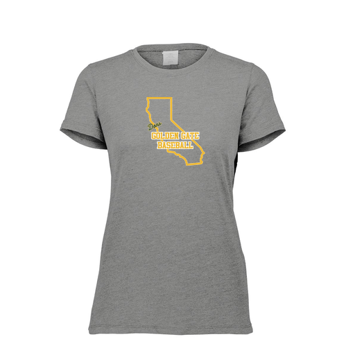 [FTSCUBGY-FAXS-LOGO1] Decker Women's Tri-Blend T-Shirt - Short Sleeve (Female Adult XS, Gray, Logo 1)