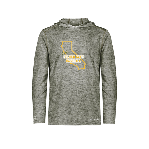 [FOLHCGGY-AS-LOGO1] Decker Men's Charge Hoodie (Adult S, Gray, Logo 1)