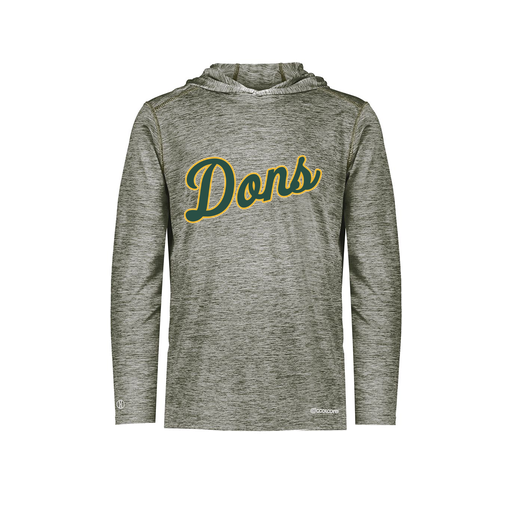 [FOLHCGGY-AS-LOGO2] Decker Men's Charge Hoodie (Adult S, Gray, Logo 2)