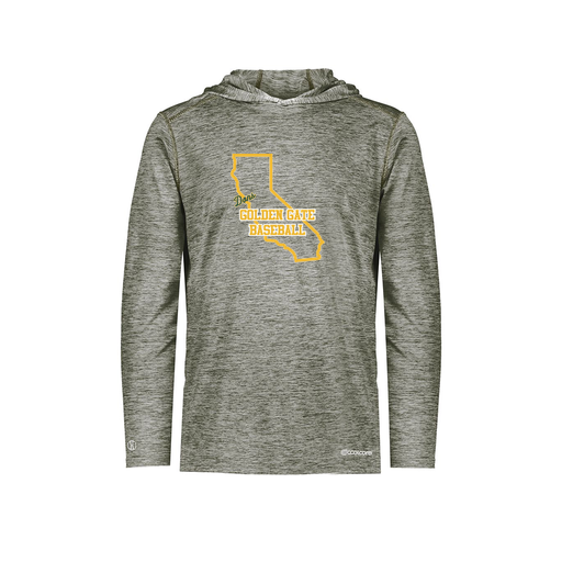 [FOLHCGGY-YS-LOGO1] Decker Youth Charge Hoodie (Youth S, Gray, Logo 1)