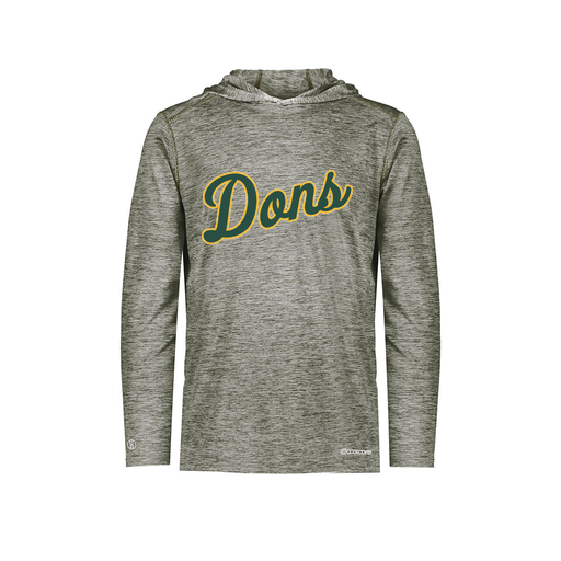 [FOLHCGGY-YS-LOGO2] Decker Youth Charge Hoodie (Youth S, Gray, Logo 2)